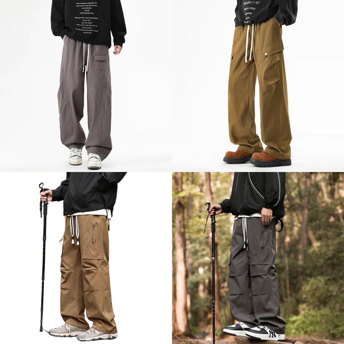 2025 New Cotton Men Cargo Pant - Street Fashion Men 2025 评论和价格