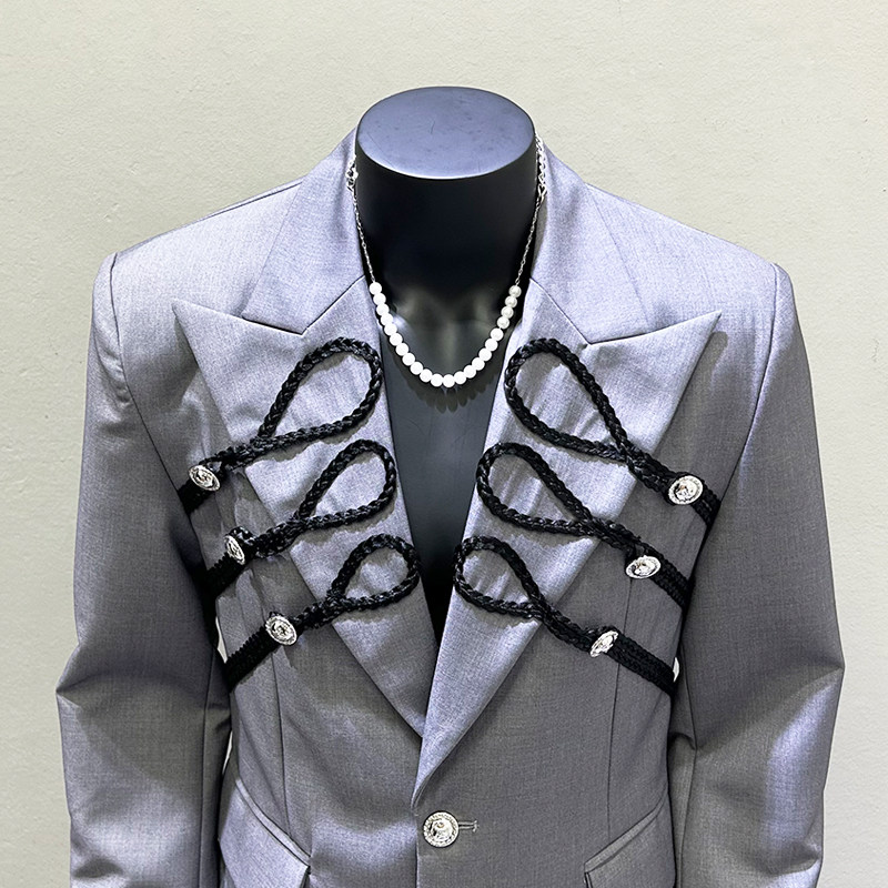 Men's Vintage Court with Braid - Fashion Street Night 评论和价格